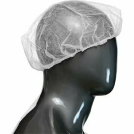 PIP West Chester White Bouffant Cap, 18"L, 100/Dispenser Box, 10 Boxes/Case UB-18-1000